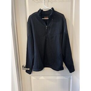 CQR Tactical Combat Shirt Long Sleeve 1/4 Zip Pockets Men's Medium Black